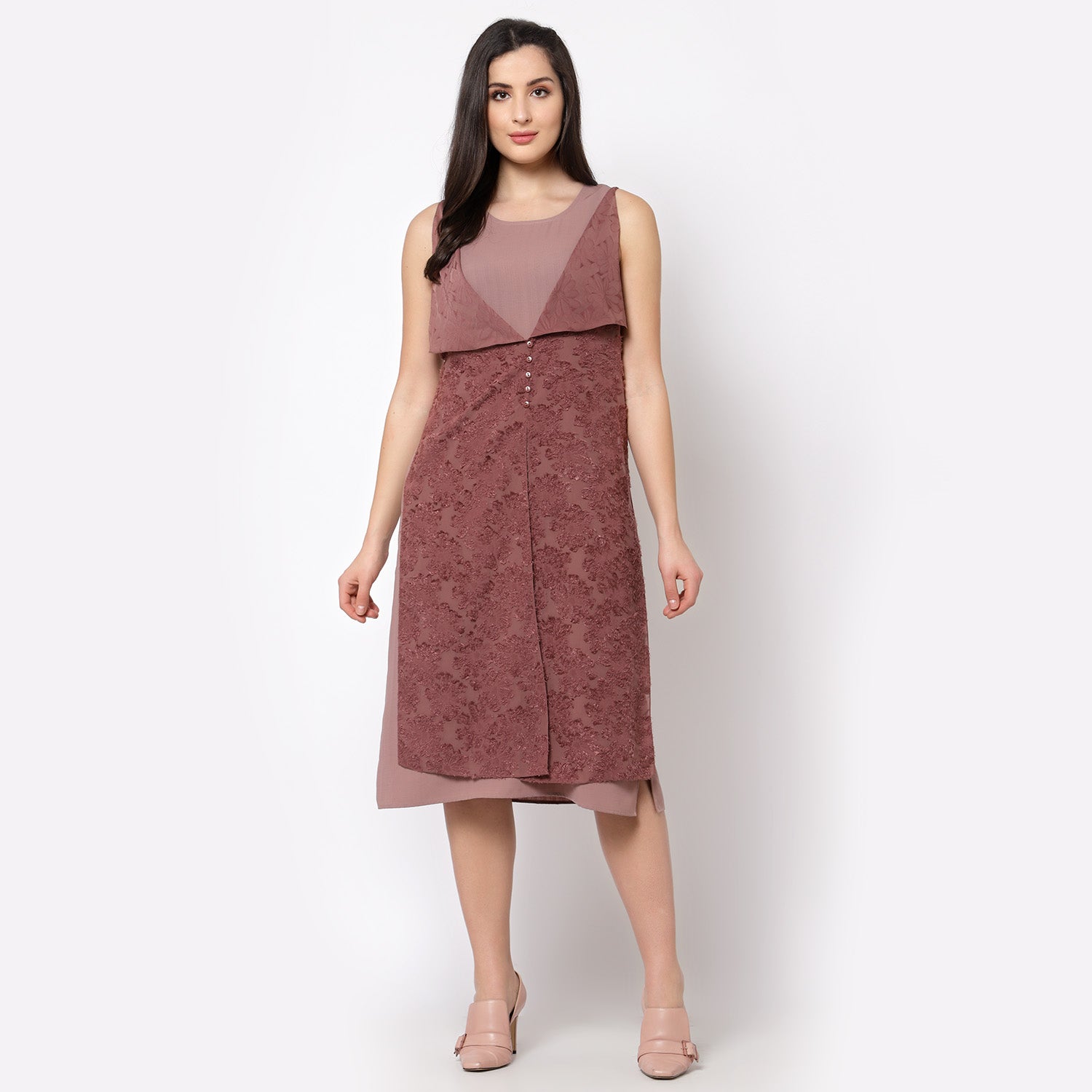 Buy Rosewood Drape Dresses for Women-2