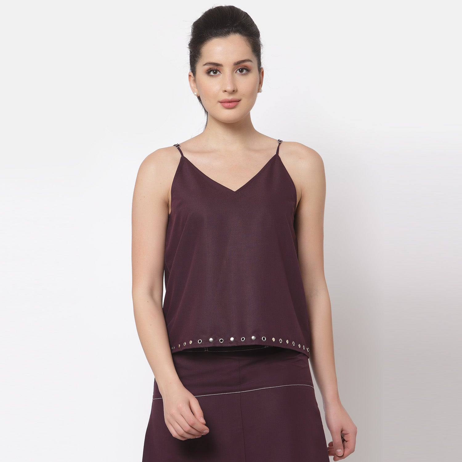 Buy Purple Spaghetti Top for Women