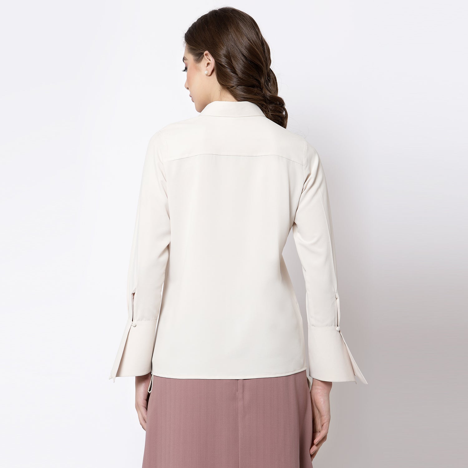 Buy Off White Shirt for Women-4
