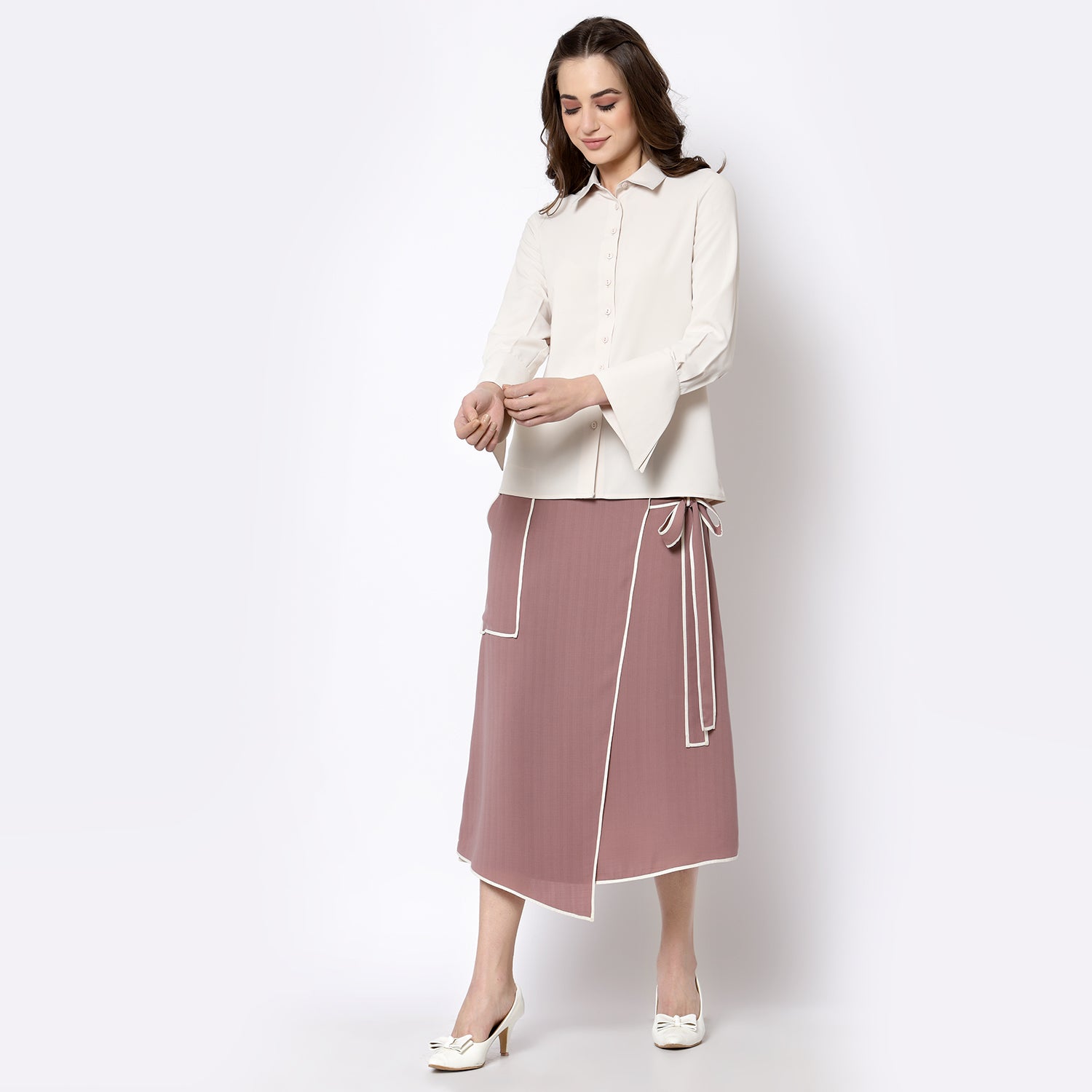 Buy Off White Shirt for Women-1