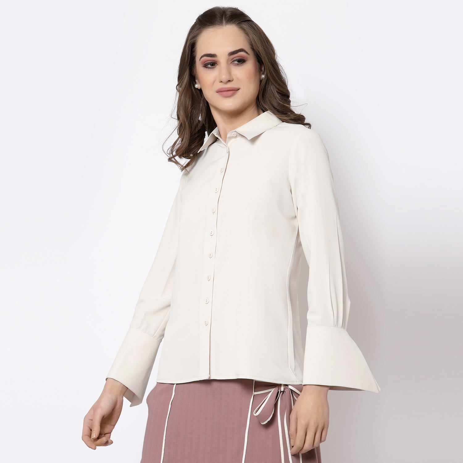 Buy Off White Shirt for Women-2