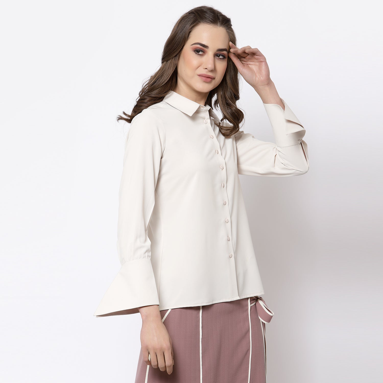 Buy Off White Shirt for Women-3