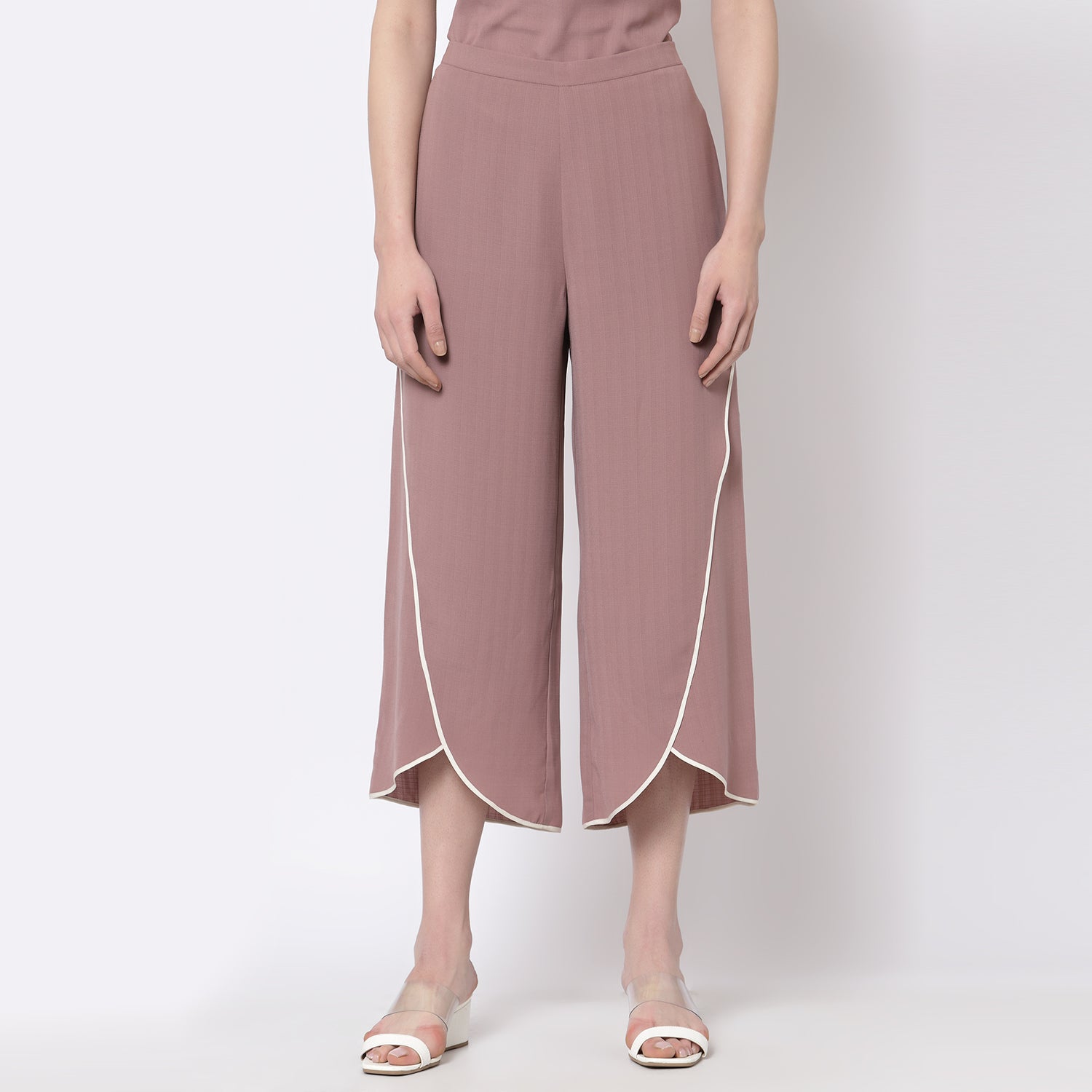 Buy Pink Wrap Plazzo for Women