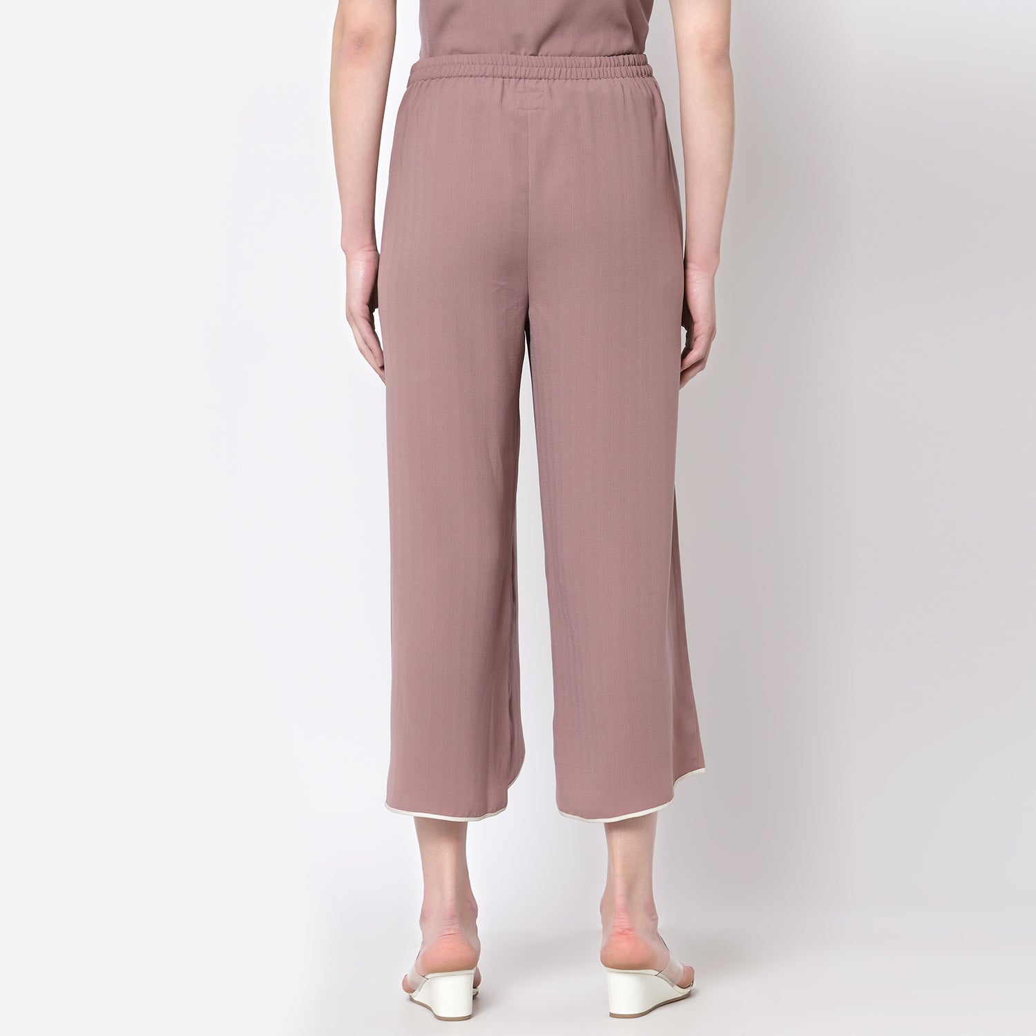 Buy Pink Wrap Plazzo for Women-3