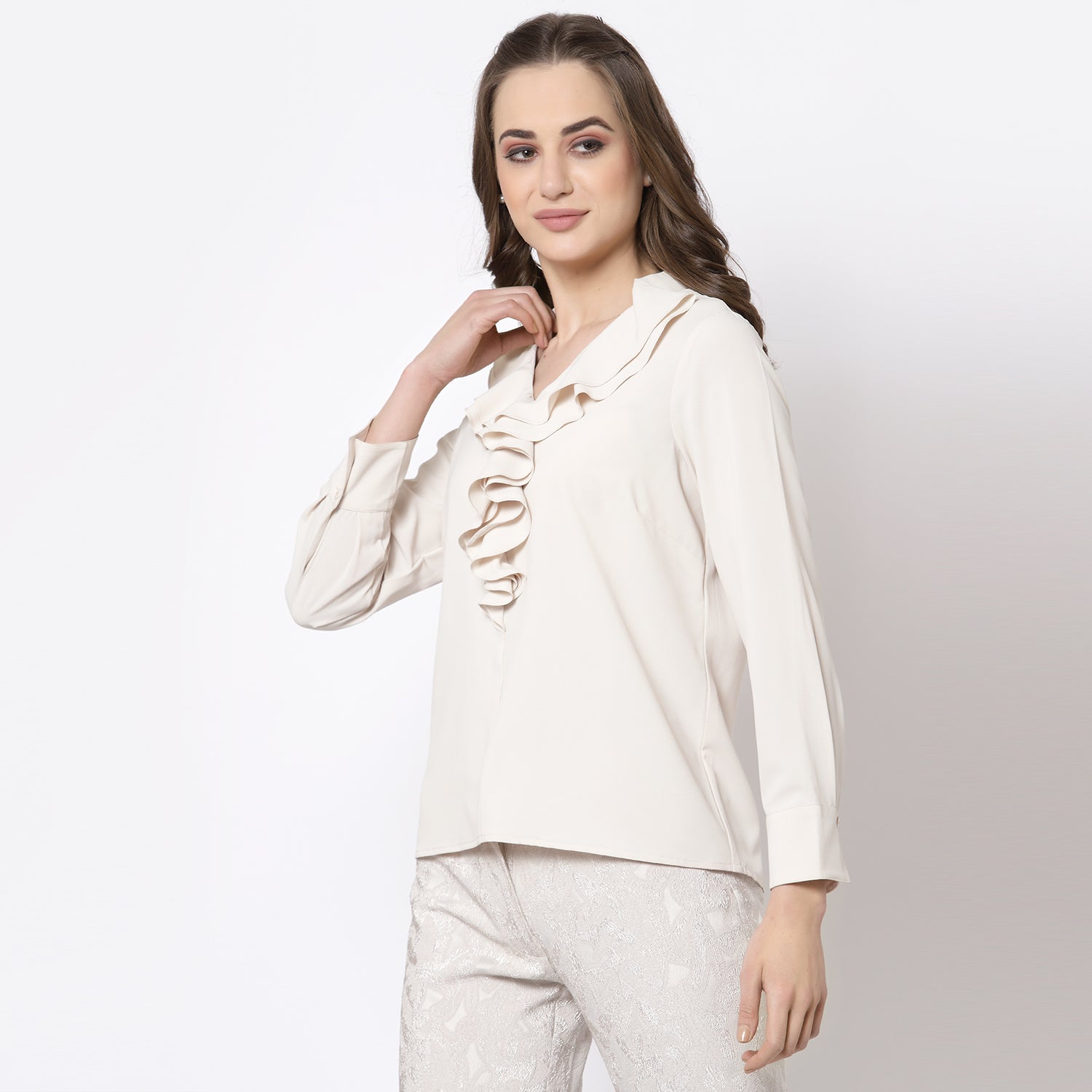 Buy Off White Top for Women -3