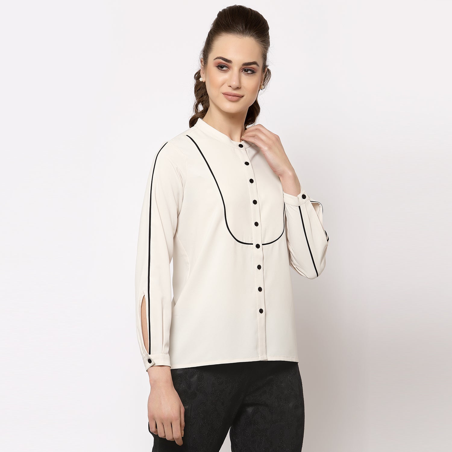 Buy Off White Top for Women-3
