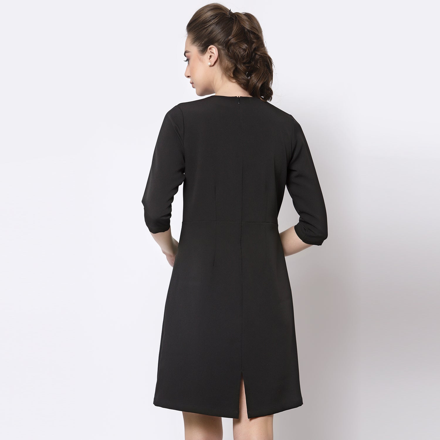 Buy Black Dart Dresses for Women Office Wear -4