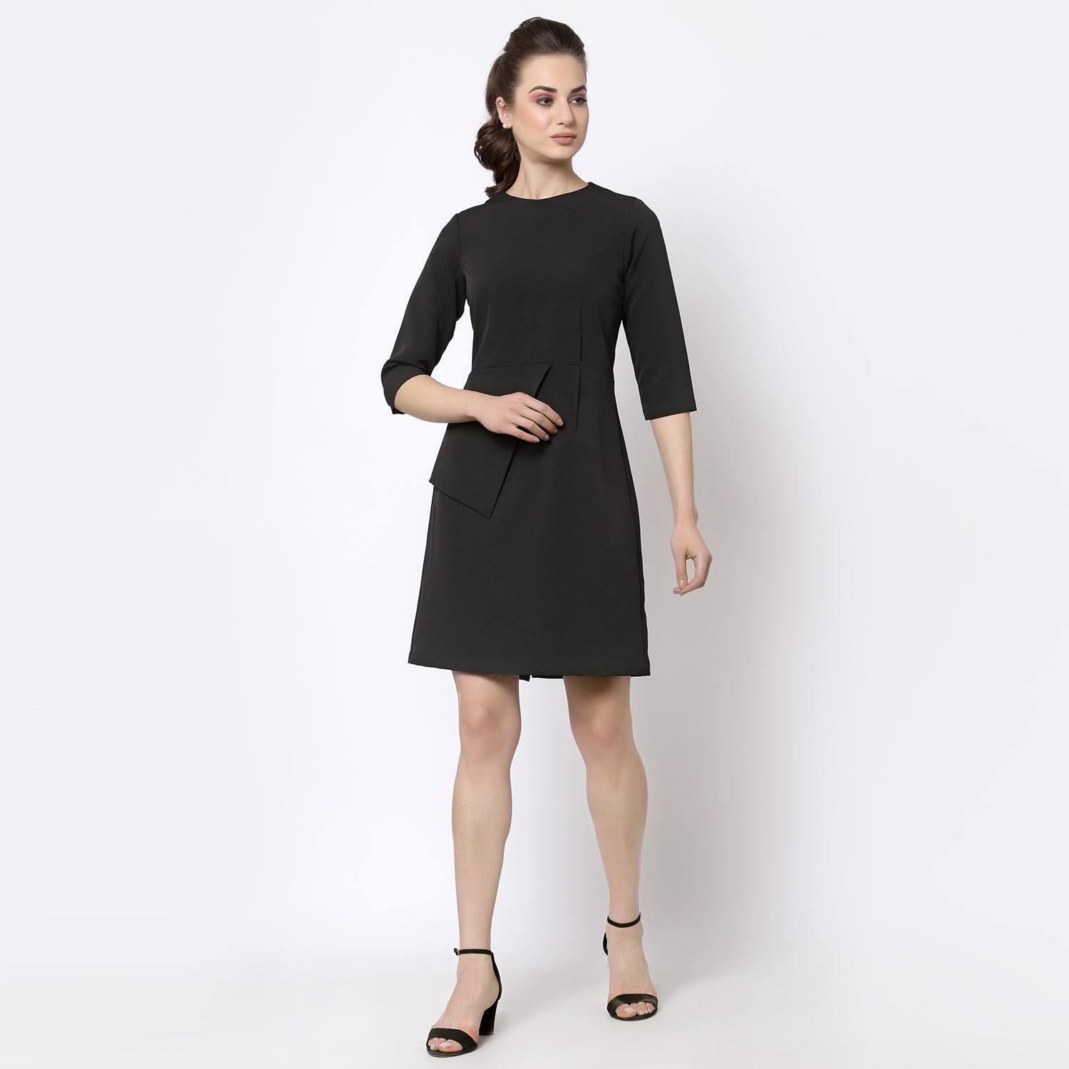 Buy Black Dart Dresses for Women Office Wear -1