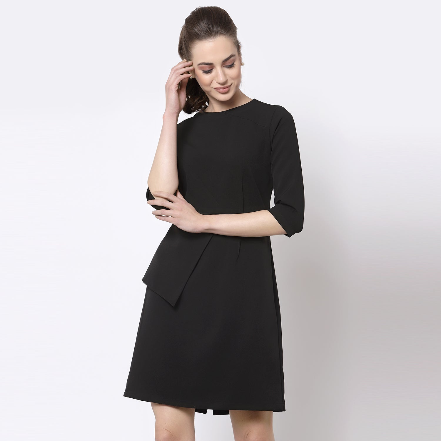 Buy Black Dart Dresses for Women Office Wear -2
