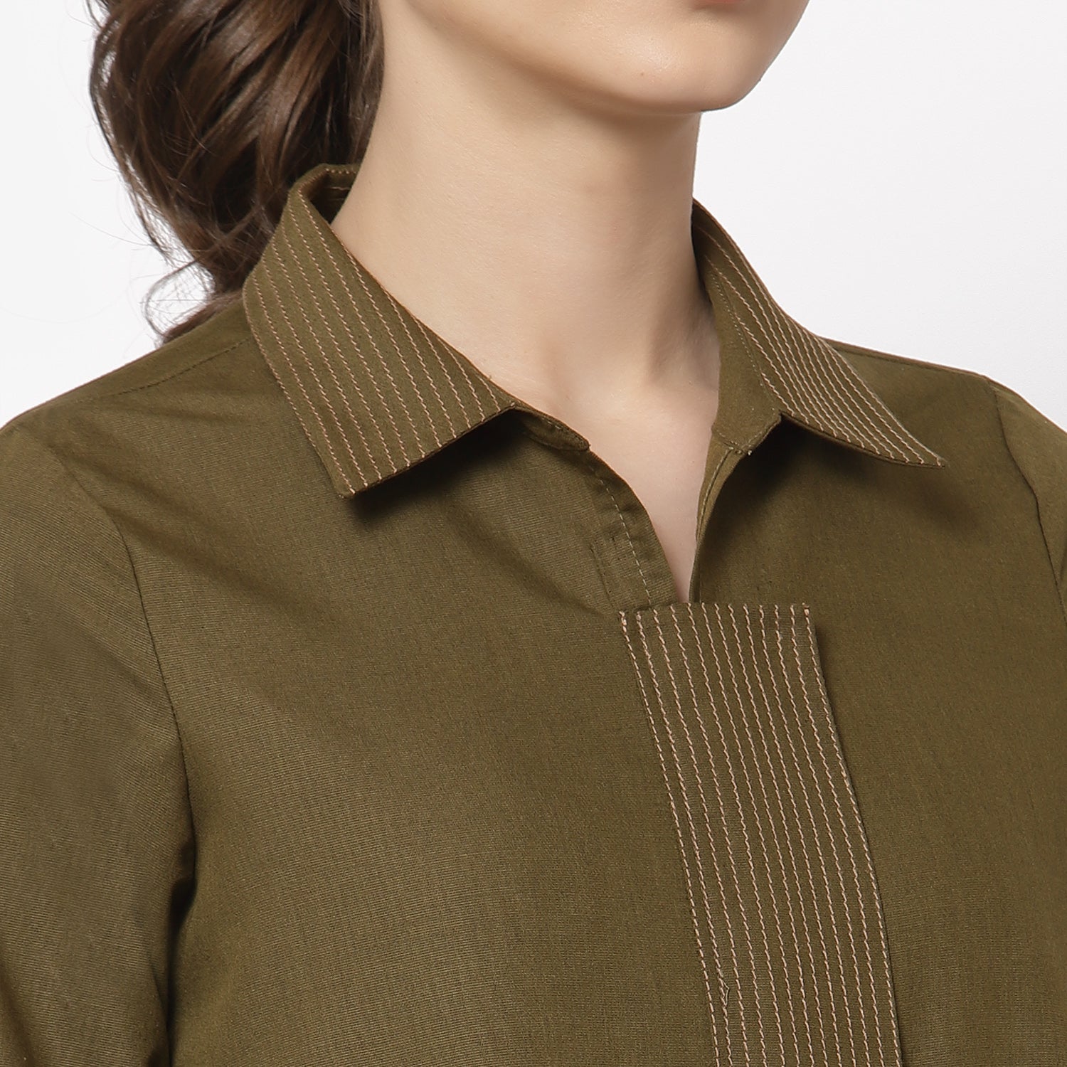 Buy Olive Dresses for Women-4