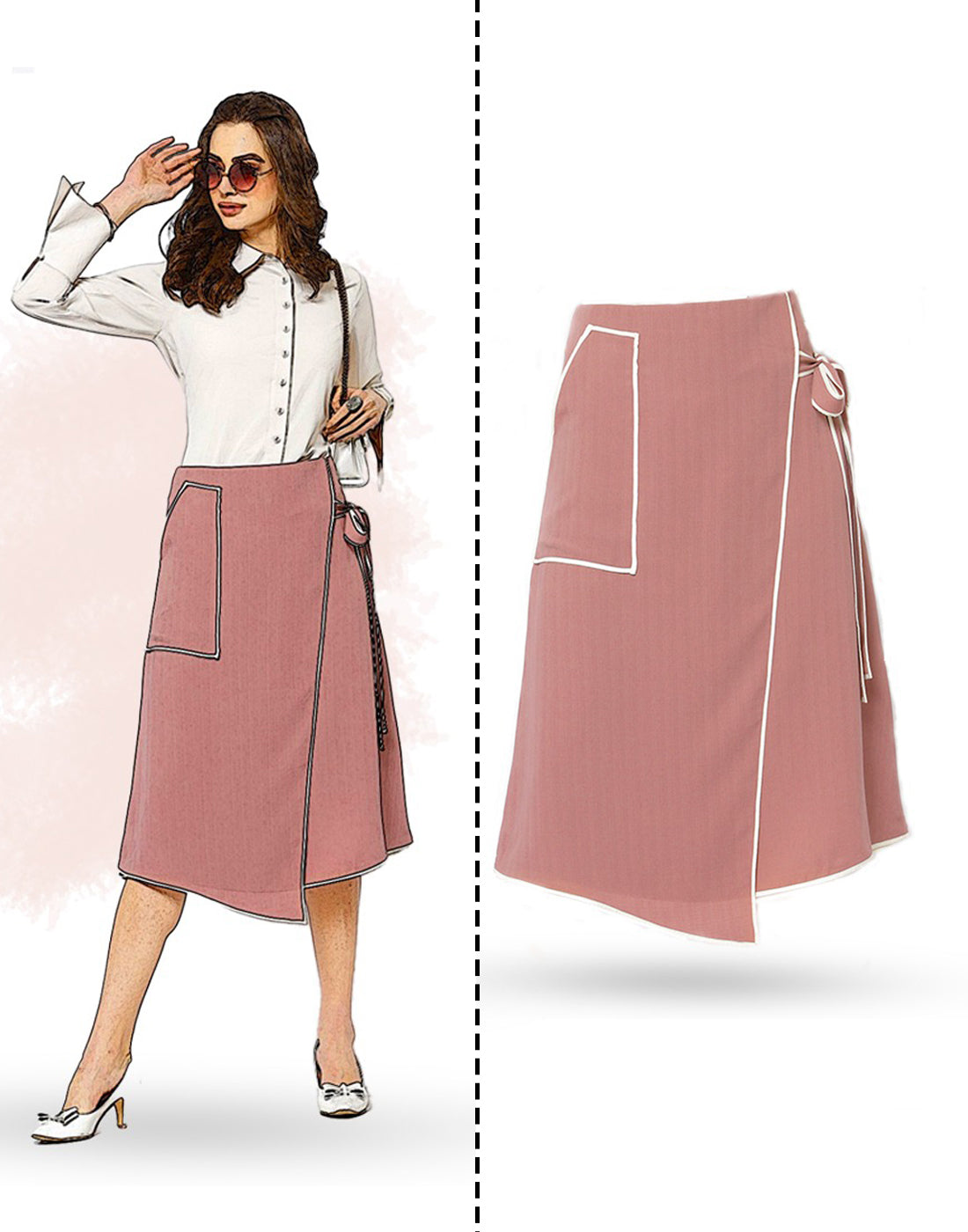 Buy Skirts for Women Online in India - Office and You