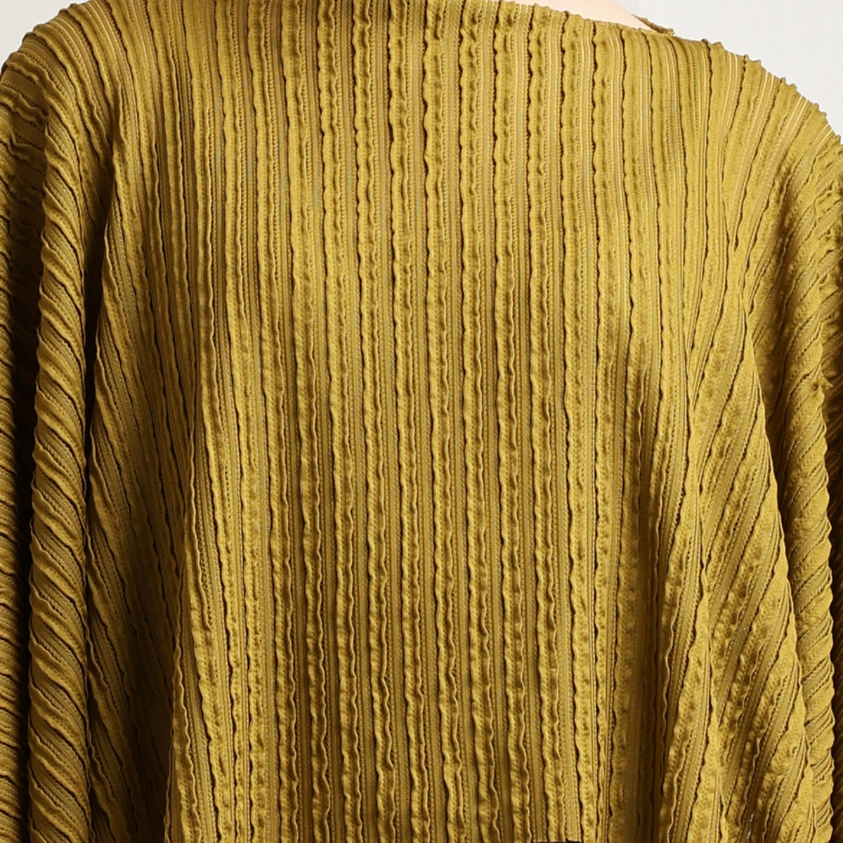 Olive Textured Lycra Cape