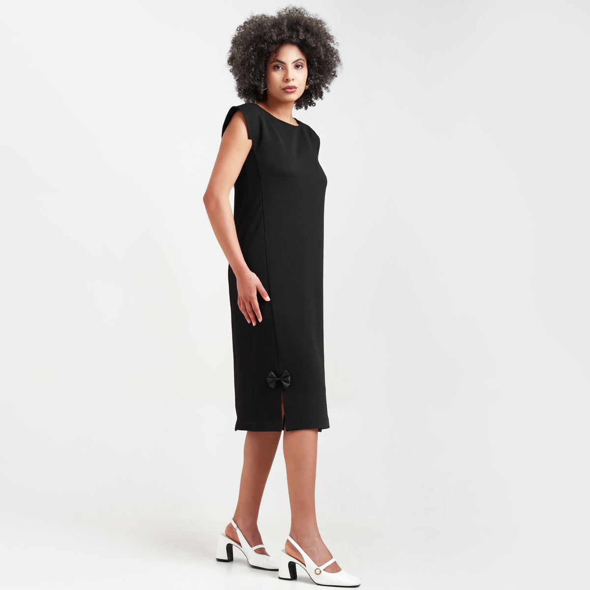 Black Textured Dress