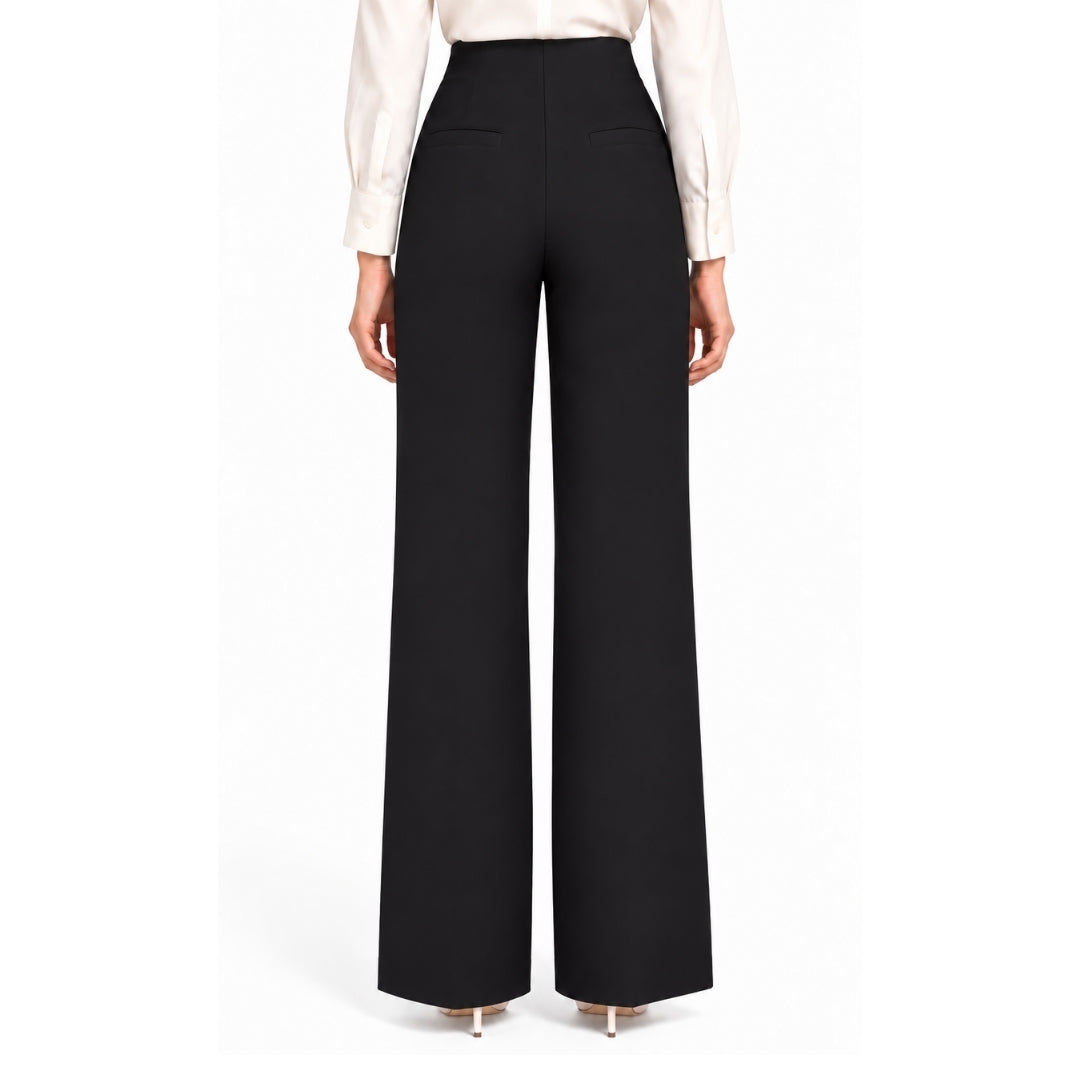 Black Straight Fit Pant