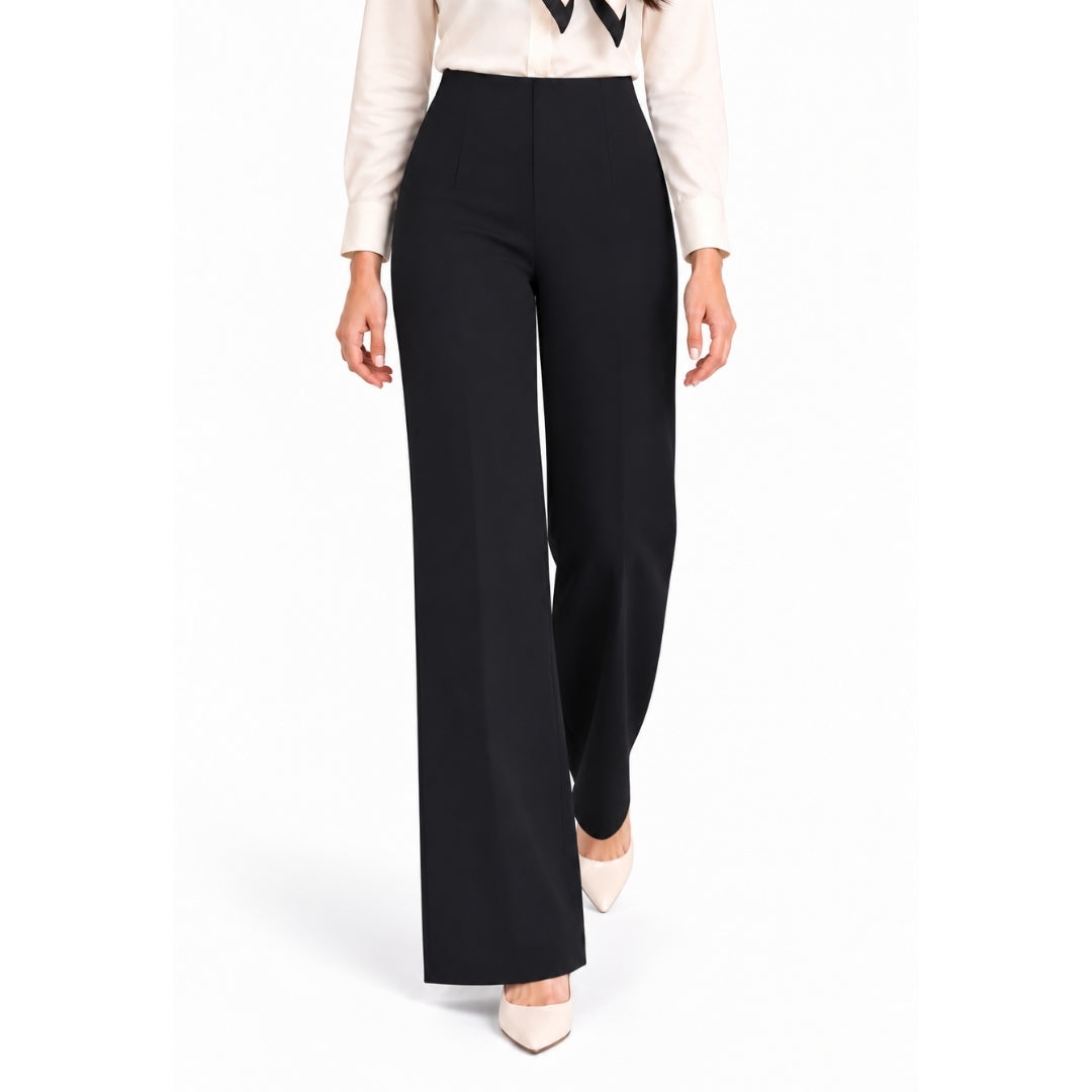 Black Straight Fit Pant