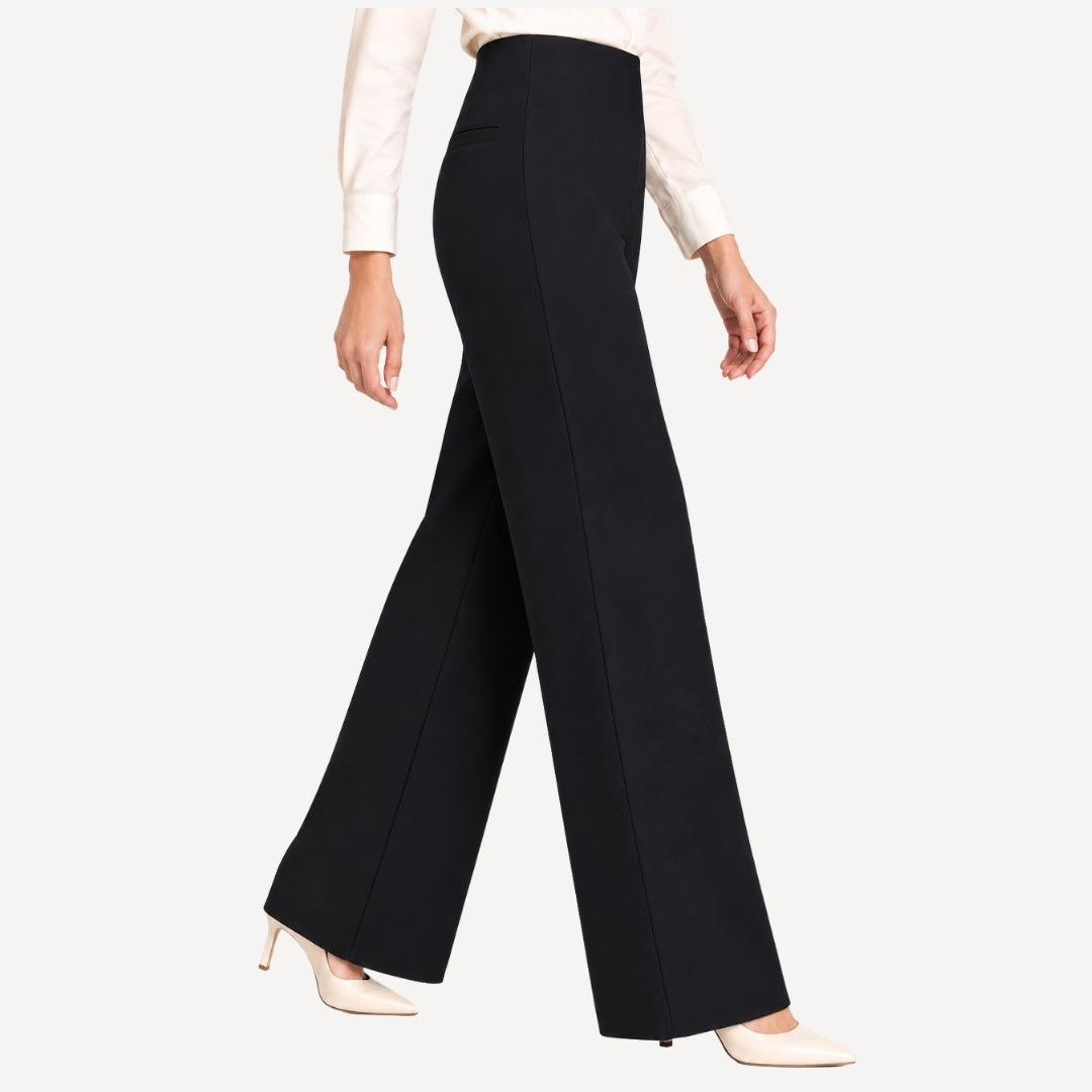 Black Straight Fit Pant