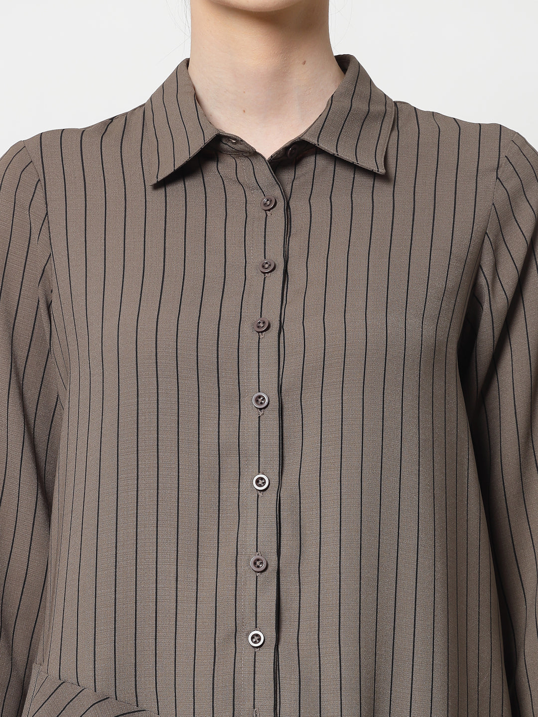 Beige Line Asymmetrical Shirt
Success,women formal shirts	
cotton shirts for women	
Ofiice shirts for women