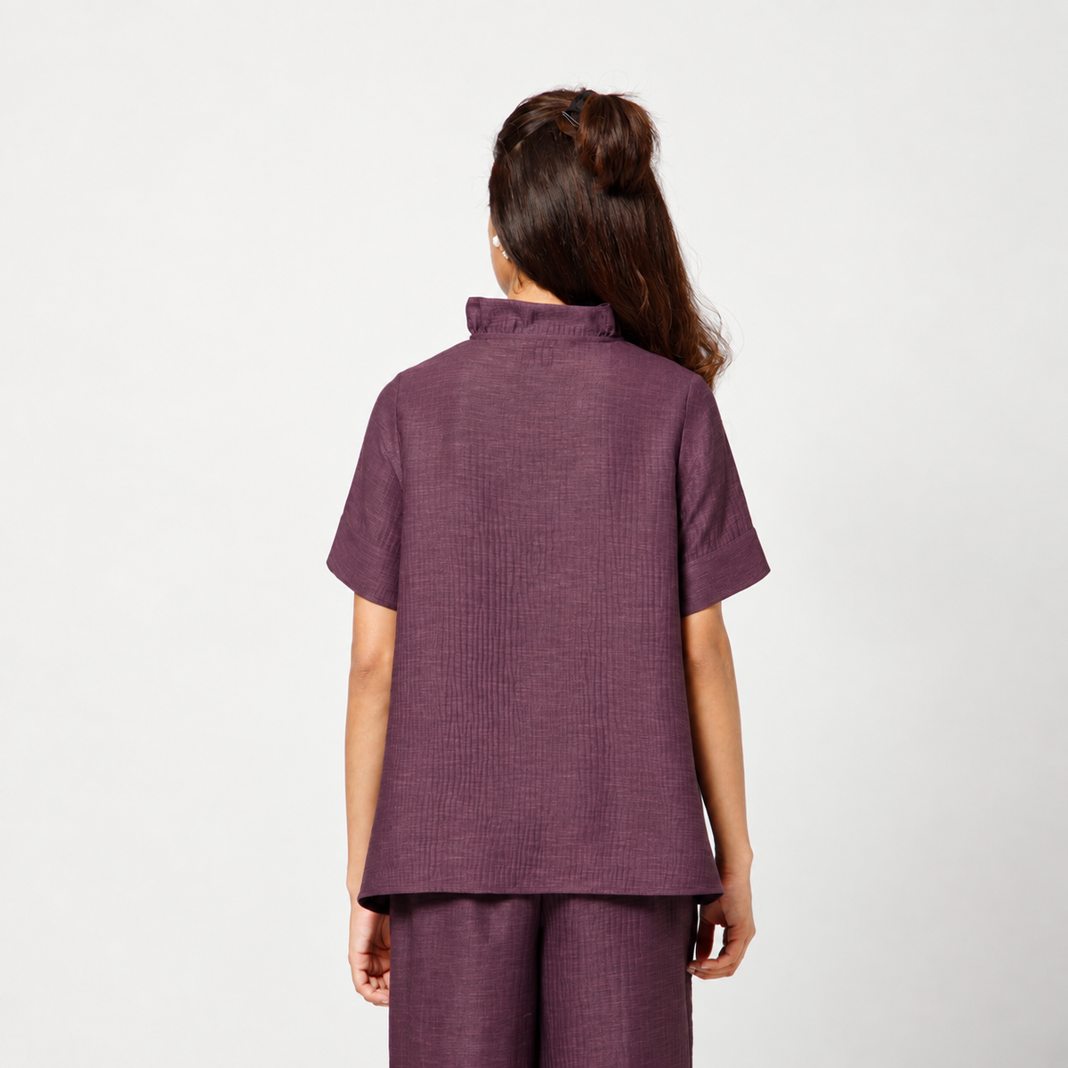 Purple Textured Top