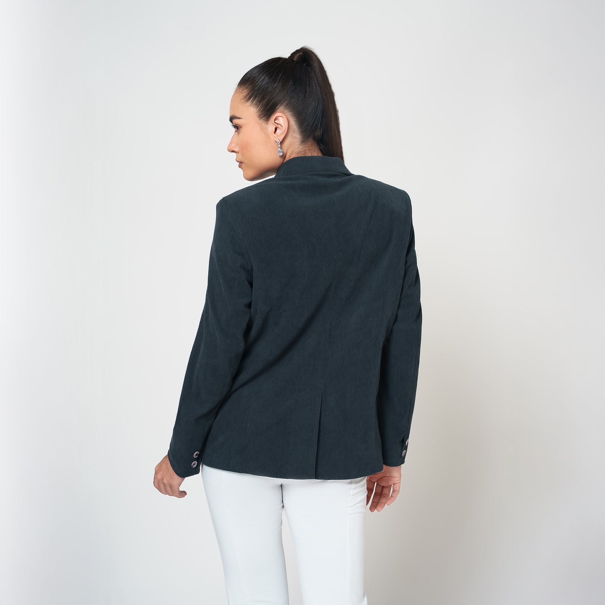 Grey Jacket Corduroy