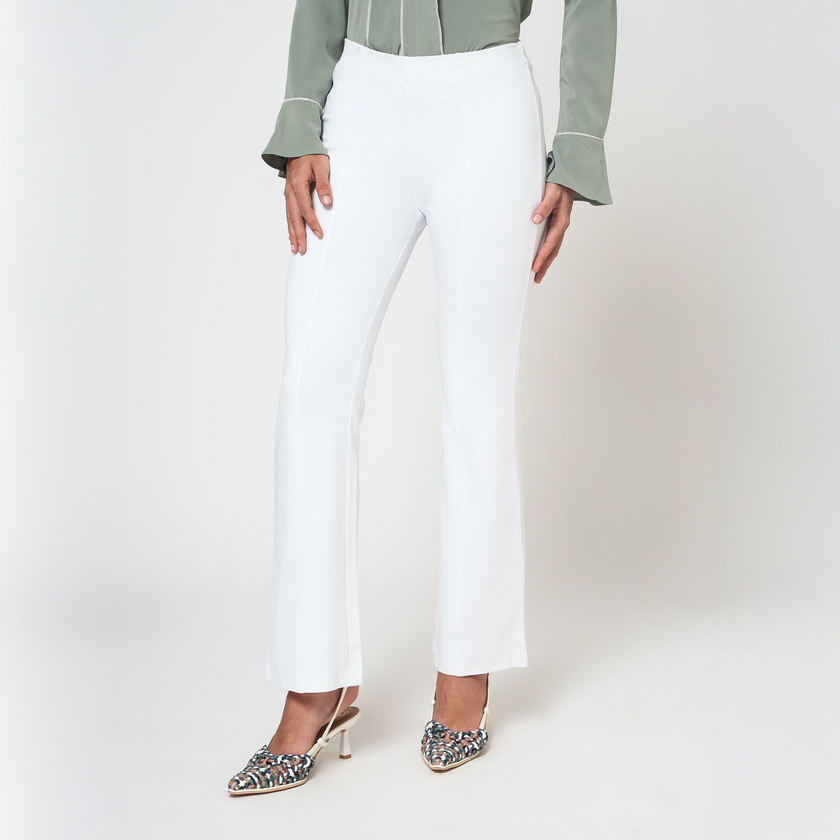 White Lycra Pant