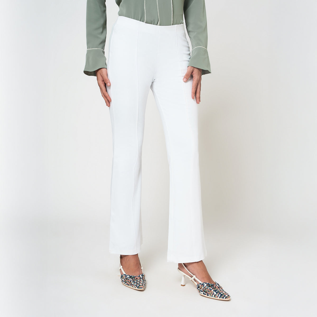 White Lycra Pant