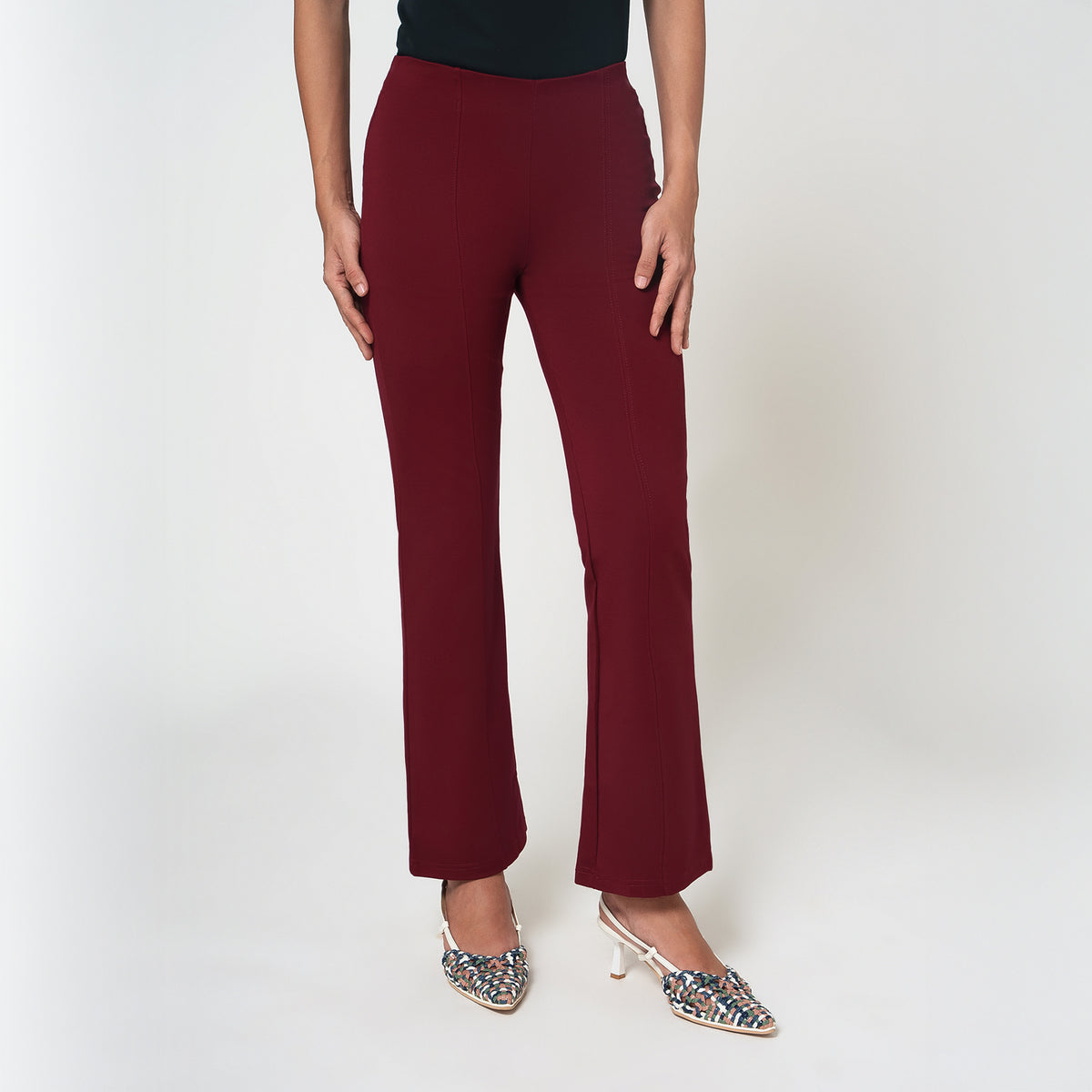Maroon Lycra Pant