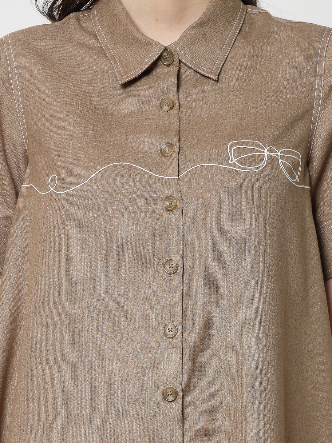 Buy Dark Beige Dresses for Female-5