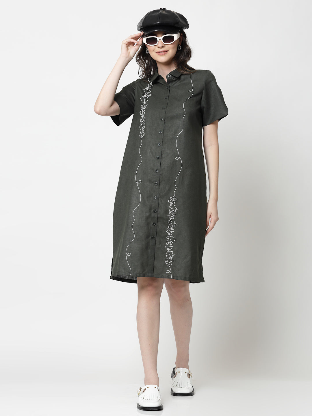 Buy Dark Green Long Tunic for Women