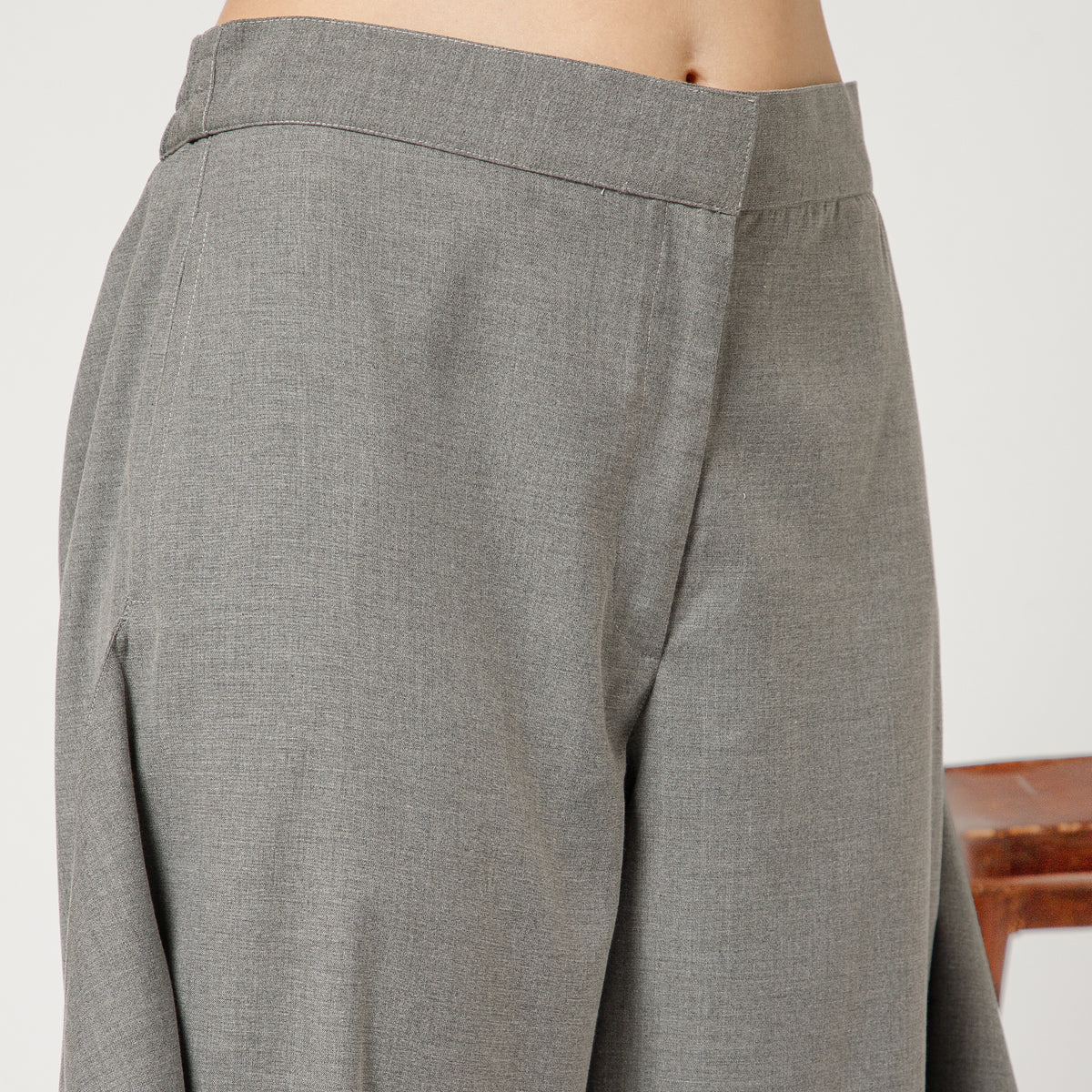 Light Grey Flap Pant