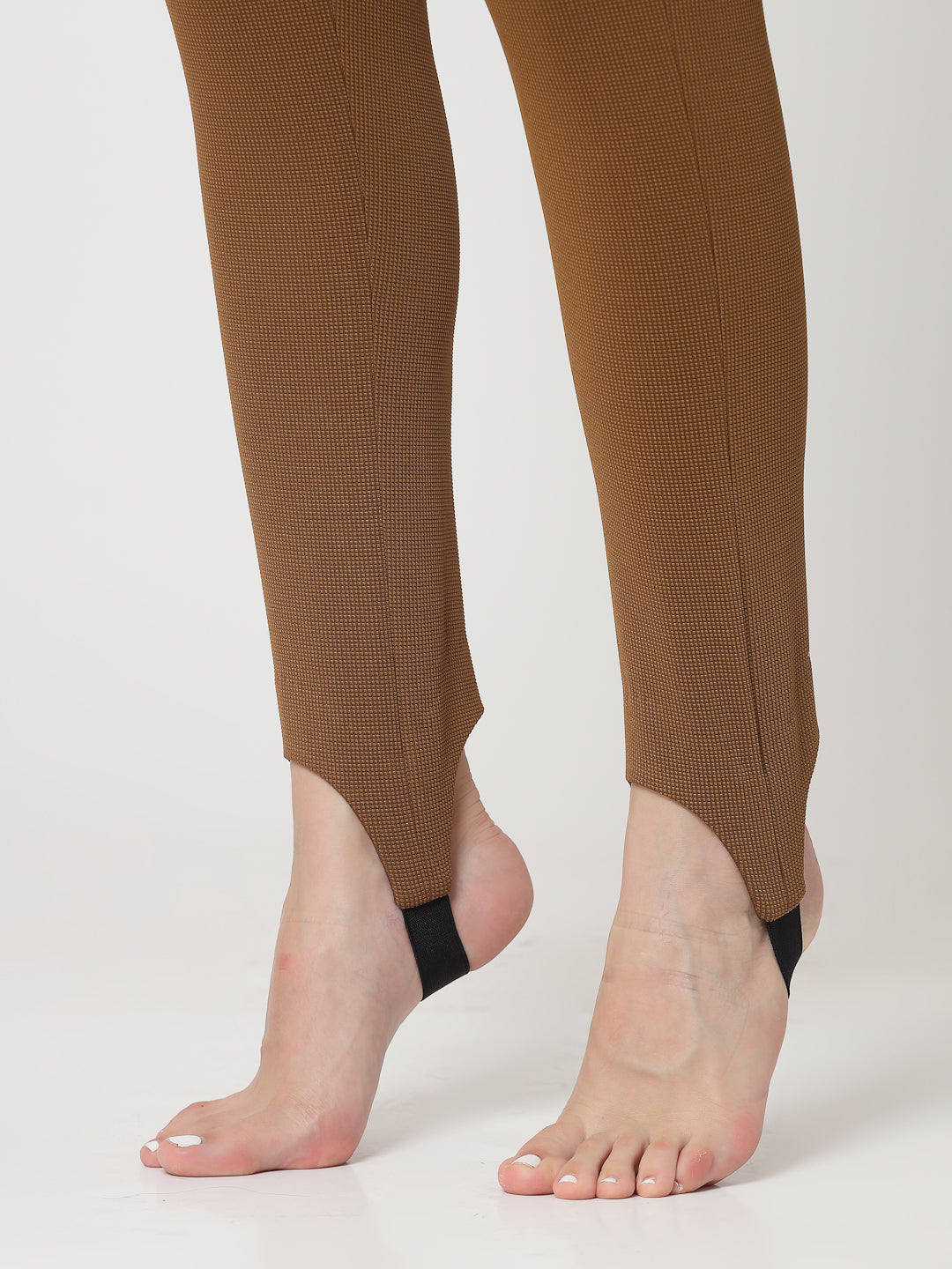 Mustard Lycra Pant With Foot Straps,formal pants	
loose pants for women	