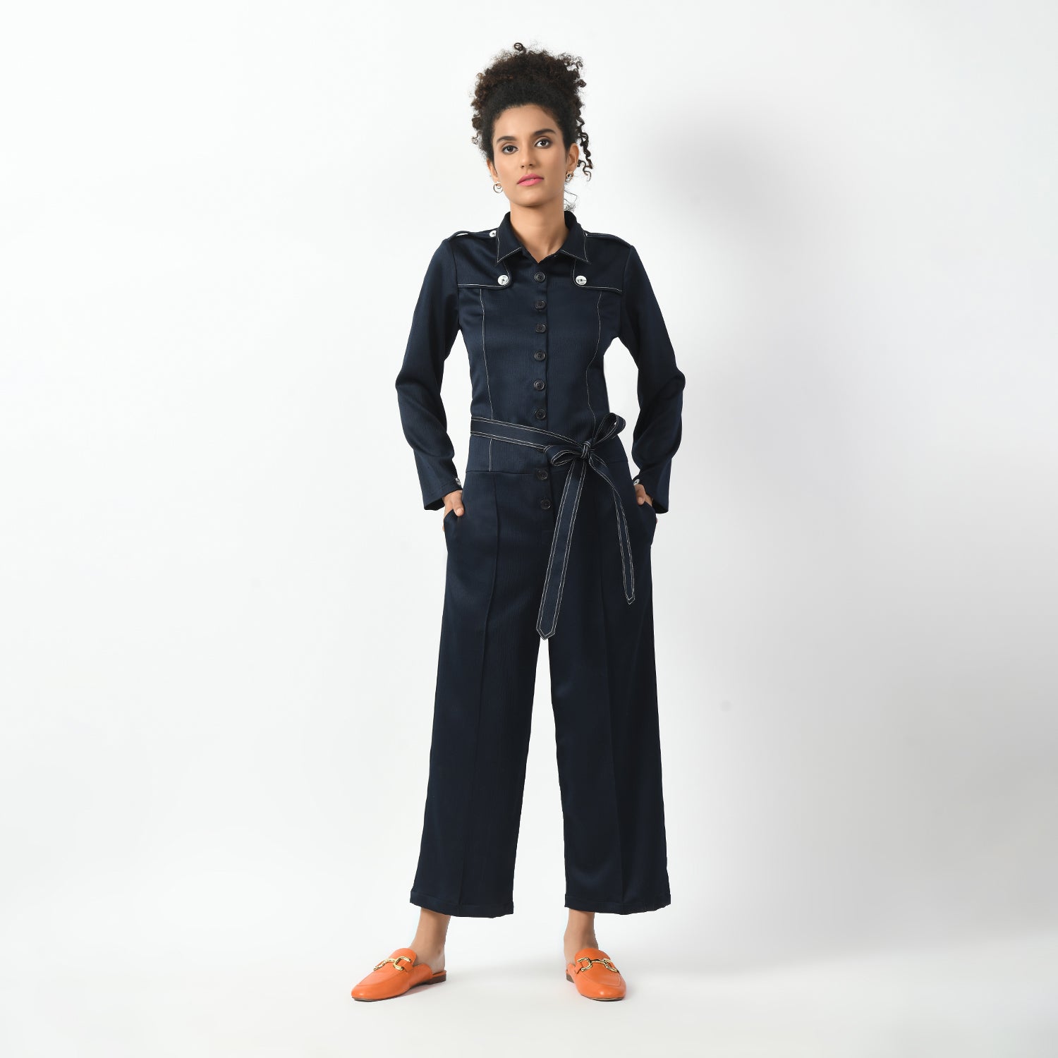 Navy Blue Jumpsuit