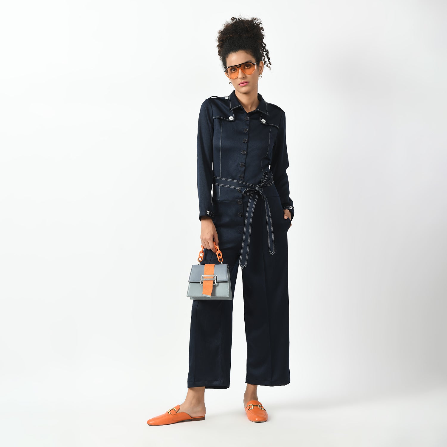 Navy Blue Jumpsuit