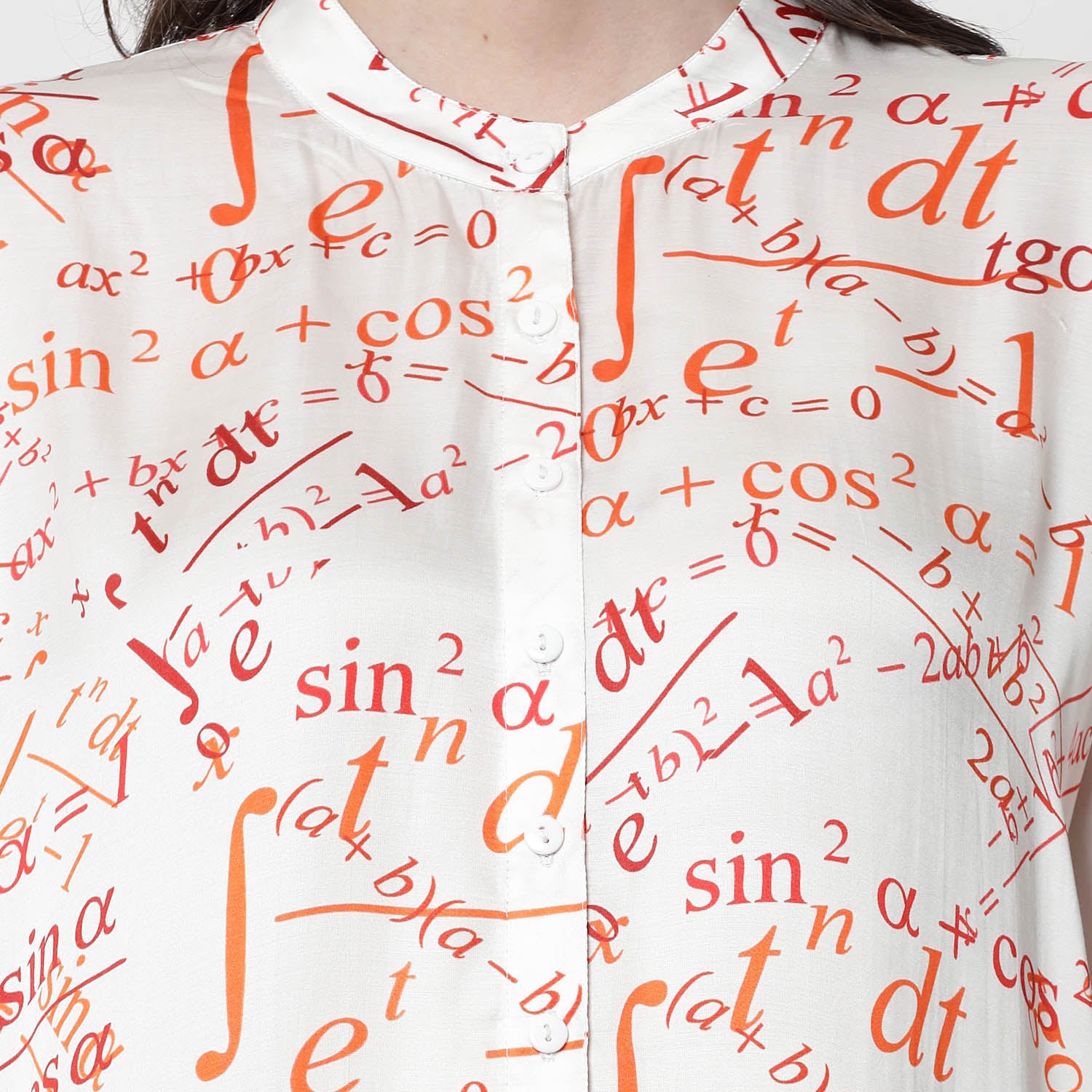 Formula Print Satin Shirt