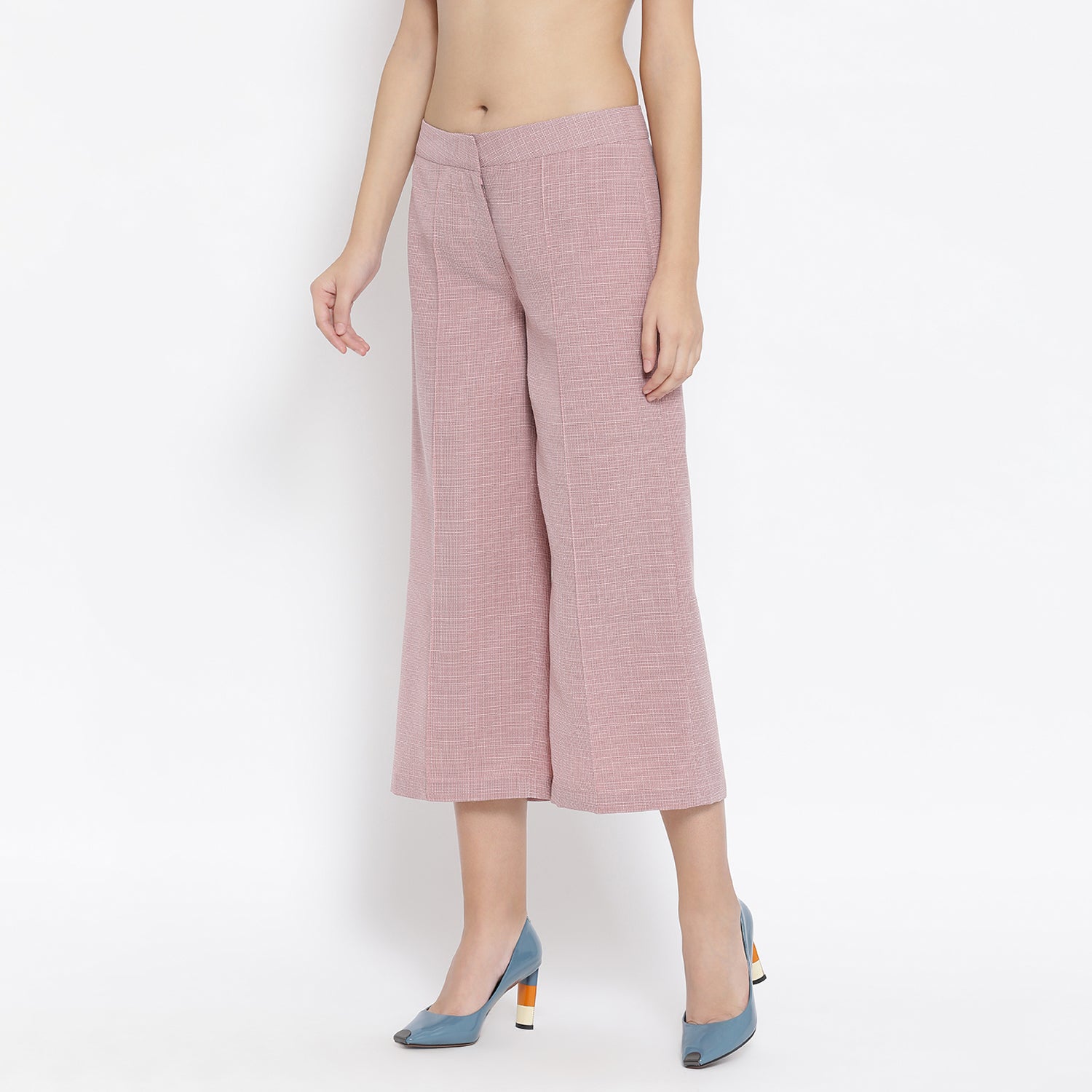 Pink Linen Culottes By Office & You